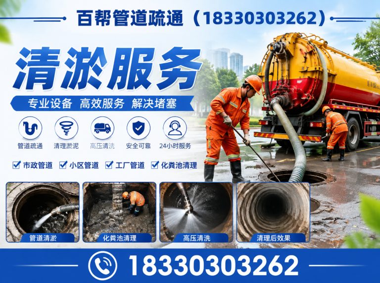 河北唐山芦台经济开发区百帮管道疏通展示图